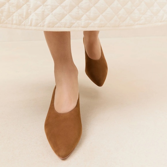 Loeffler Randall Maeve Cacao Suede Low Pump, 8.5 - Picture 3 of 11